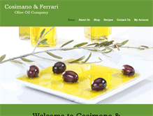 Tablet Screenshot of cosimanoeferrari.com